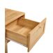 Beliani Mesita de noche NIVO Beliani Mesita de noche NIVO Madera Clara