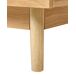 Beliani Mesita de noche NIVO Beliani Mesita de noche NIVO Madera Clara