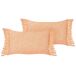 Beliani Cojín decorativo TANSY Beliani Cojín decorativo TANSY Naranja