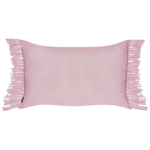 Conjunto de 2 almofadas decorativas TANSY Algodão 40 x 60 cm Rosa Sólido