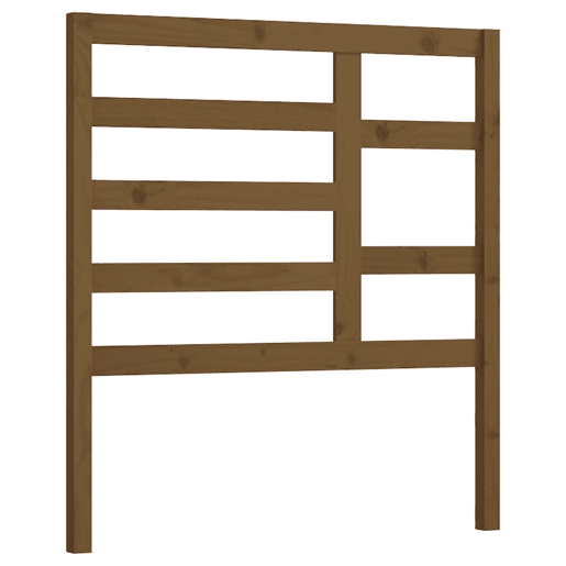 vidaXL Cabeceira de cama 81x4x104 cm pinho maciço castanho mel vidaXL Cabeceira de cama 81x4x104 cm pinho maciço castanho mel