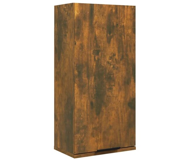 Vidaxl armario de baño de pared color roble ahumado 32x20x67 cm