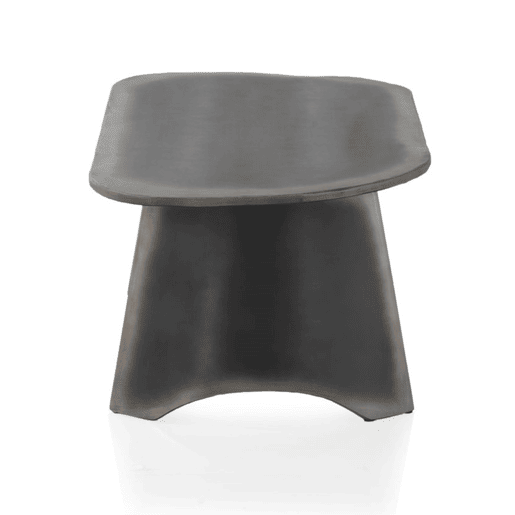Mesa De Centro Lacada Cor Metálica