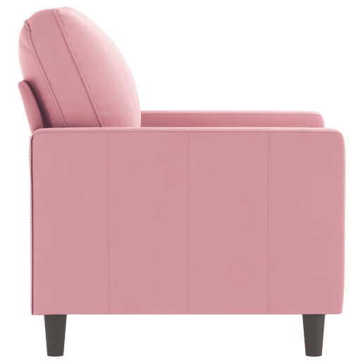 vidaXL Poltrona 60 cm veludo rosa vidaXL Poltrona 60 cm veludo rosa
