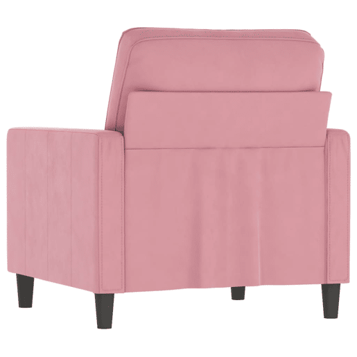vidaXL Poltrona 60 cm veludo rosa vidaXL Poltrona 60 cm veludo rosa