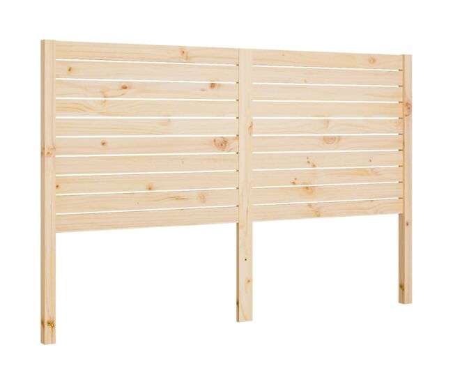 Vidaxl cabecero de cama madera maciza de pino 126x4x100 cm