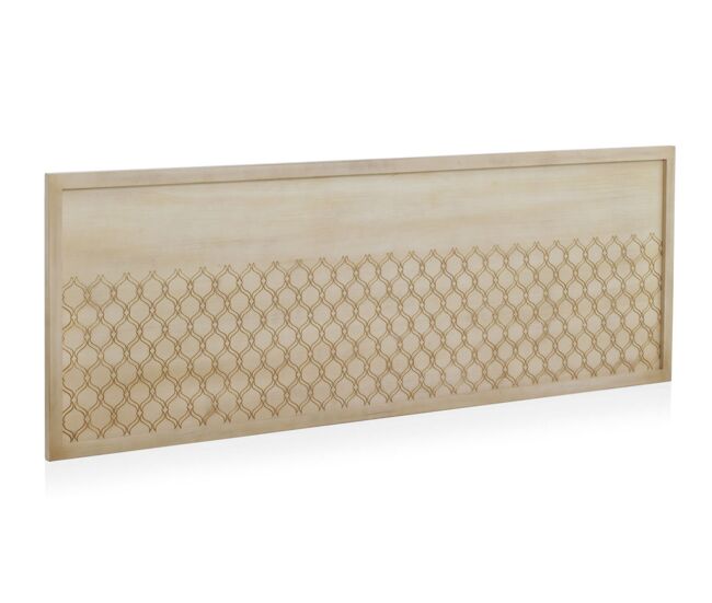 Cabecero Chapa de Roble con Acabado Marfil 185X60