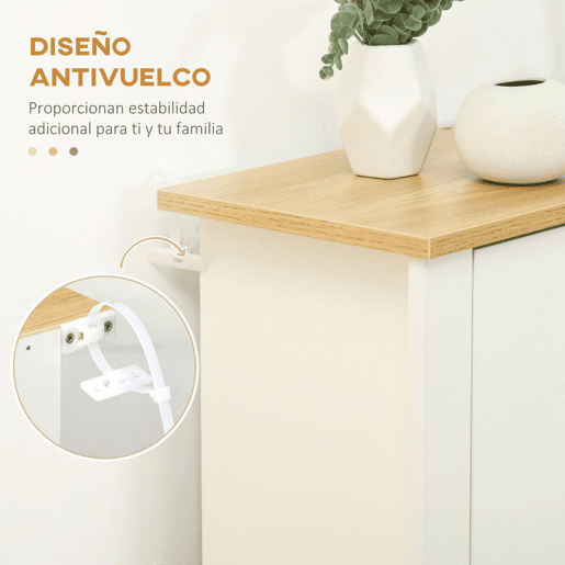 HOMCOM Sapateira Branca Estreita Armário para Sapatos com 2 Gavetas Basculantes para 12 Pares de Sapatos e Prateleira Interior Ajustável para Corredor Entrada 72x26x80 cm
