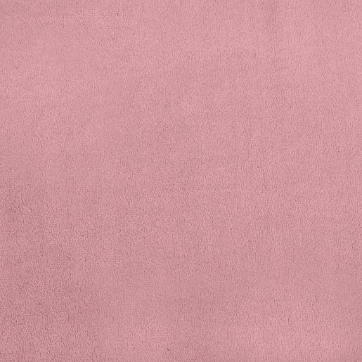 vidaXL Sofá de 2 lugares veludo 120 cm rosa