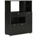 Aparador para Microonda HOMCOM, hogar - muebles de comedor Aparador para Microonda HOMCOM, hogar - muebles de comedor Negro