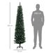 Árbol de Navidad Plástico, Metal HOMCOM, hogar - decoración Árbol de Navidad Plástico, Metal HOMCOM, hogar - decoración Verde