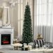 Árbol de Navidad Plástico, Metal HOMCOM, hogar - decoración Árbol de Navidad Plástico, Metal HOMCOM, hogar - decoración Verde