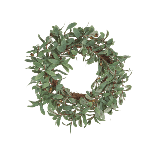 Grinalda decorativa DANRUN 65 cm Verde