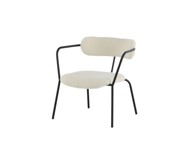 Sillón fluffy ac 1nos 83x64x70 blanco