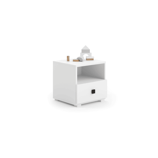 Mesa Cabeceira EMI NS37 1D 37x41x40 Branco