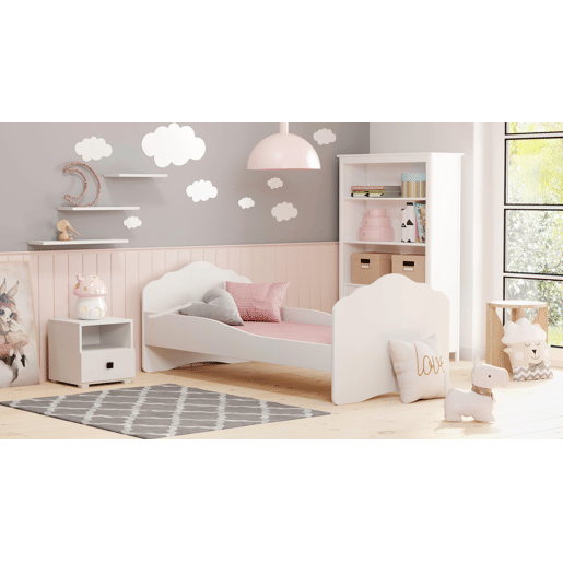 Mesa Cabeceira EMI NS37 1D 37x41x40 Branco