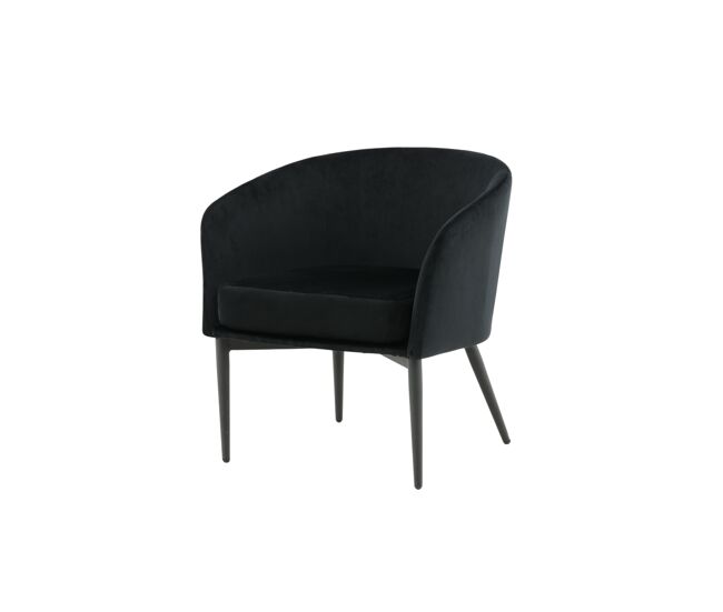 Sillón fluffy ac 1nos 83x64x112 negro