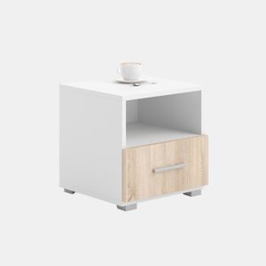 Mesa Cabeceira EMI NS37 1D 37x41x40 Branco