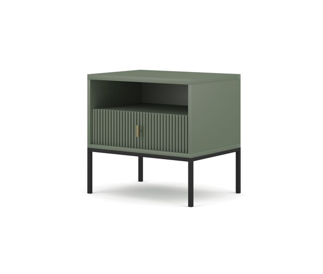 Mesita de noche maggiore ns54 1d 54x39x52 verde