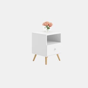 Mesa Cabeceira LOGAN NS37 1D 37x53x40 Branco
