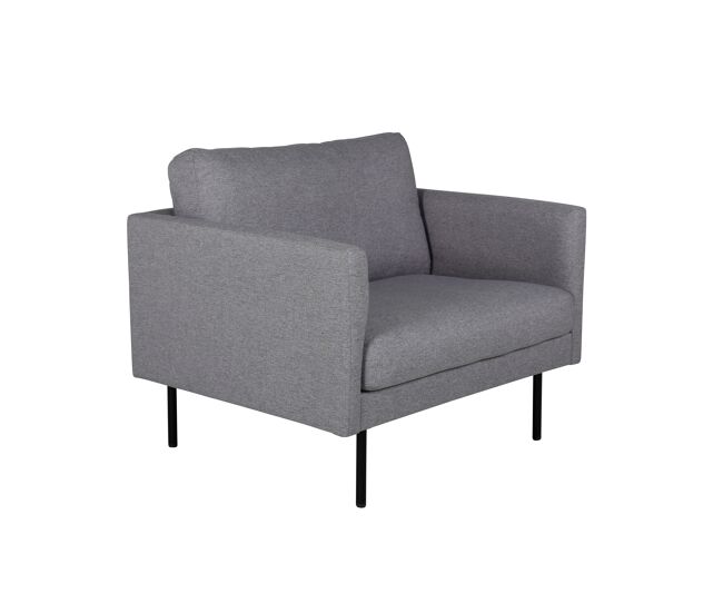 Sillón zoom ac 1nos 95x84x80 gris