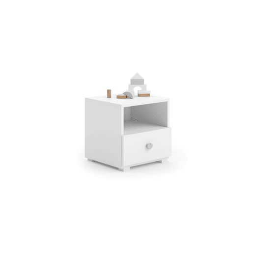 Mesa Cabeceira EMI NS37 1D 37x41x40 Branco