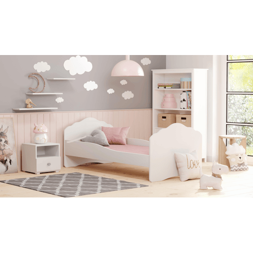 Mesa Cabeceira EMI NS37 1D 37x41x40 Branco