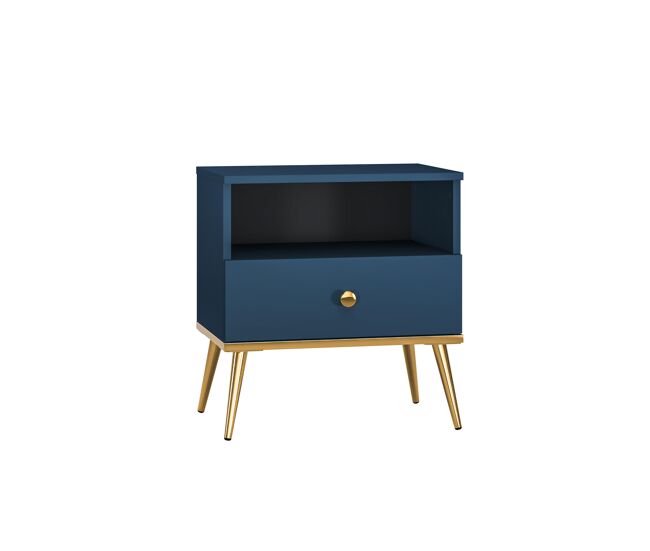 Mesita De Noche MARINE NS50 1D 50x34x53 Azul