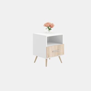 Mesa Cabeceira LOGAN NS37 1D 37x53x40 Branco
