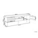 Beliani Mueble TV TIMMINS Beliani Mueble TV TIMMINS Madera Clara