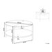 Beliani Mesa de centro LOVELL 80x80 Beliani Mesa de centro LOVELL 80x80 Madera Clara