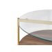 Beliani Mesa de centro LOVELL 80x80 Beliani Mesa de centro LOVELL 80x80 Madera Clara