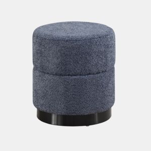 Estofado Puff Azul