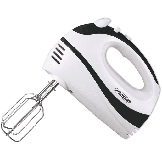Mesko MS4227B Batedeira Especial Pastelaria 5 Velocidades + Turbo, 2 Batedores  2 Ganchos de Amassar Aço Inox., 550,