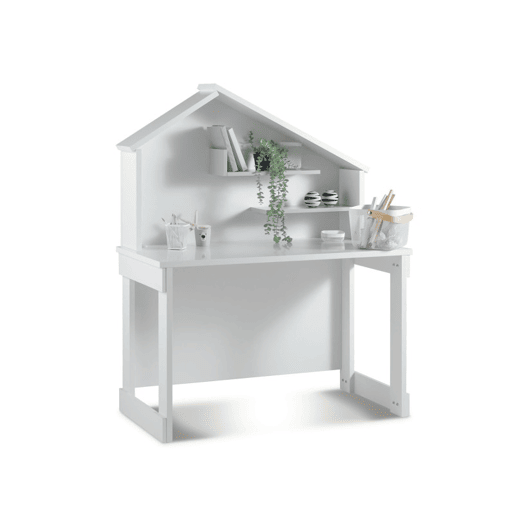 Mesa de escrita branca 148,4x117,6x58cm