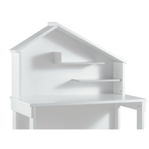Mesa de escrita branca 148,4x117,6x58cm