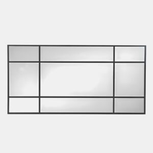 Espelho 100X200 Estrutura Metal Preta
