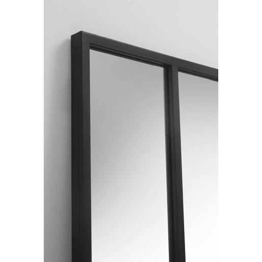 Espelho 100X200 Estrutura Metal Preta