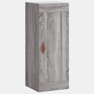 vidaXL Armário de parede 34,5x34x90 cm derivados madeira cinza sonoma