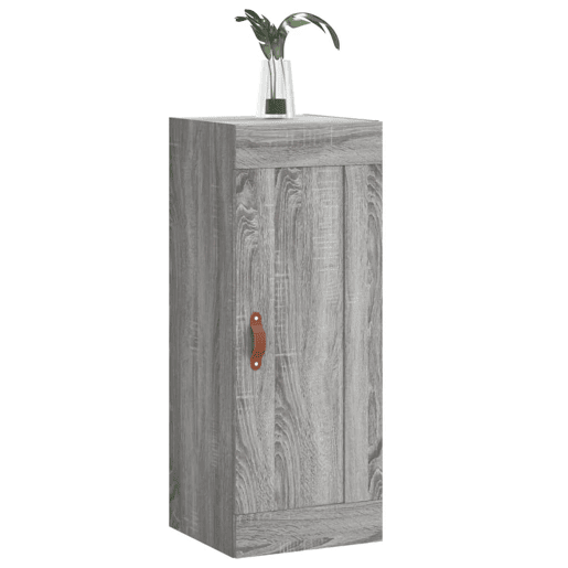 vidaXL Armário de parede 34,5x34x90 cm derivados madeira cinza sonoma vidaXL Armário de parede 34,5x34x90 cm derivados madeira cinza sonoma