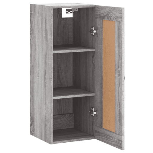 vidaXL Armário de parede 34,5x34x90 cm derivados madeira cinza sonoma vidaXL Armário de parede 34,5x34x90 cm derivados madeira cinza sonoma