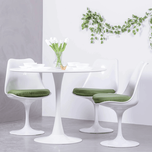 Mesa de jantar redonda de design (100 cm) - Stratus