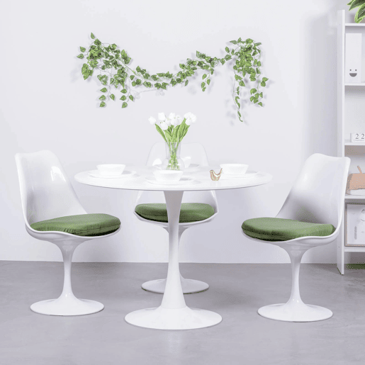 Mesa de jantar redonda de design (100 cm) - Stratus