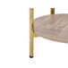 Beliani Mesa auxiliar LOVELL 50x50 Beliani Mesa auxiliar LOVELL 50x50 Madera Clara