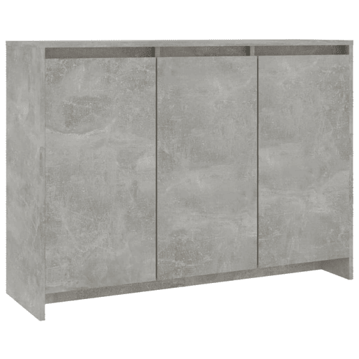 vidaXL Aparador 102x33x75 cm madeira processada cinza cimento vidaXL Aparador 102x33x75 cm madeira processada cinza cimento