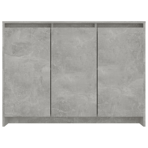 vidaXL Aparador 102x33x75 cm madeira processada cinza cimento vidaXL Aparador 102x33x75 cm madeira processada cinza cimento