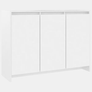 vidaXL Aparador 102x33x75 cm derivados de madeira branco
