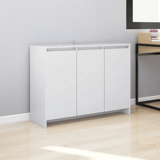 vidaXL Aparador 102x33x75 cm derivados de madeira branco vidaXL Aparador 102x33x75 cm derivados de madeira branco