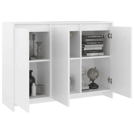 vidaXL Aparador 102x33x75 cm derivados de madeira branco vidaXL Aparador 102x33x75 cm derivados de madeira branco