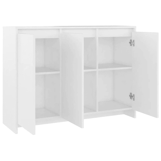 vidaXL Aparador 102x33x75 cm derivados de madeira branco vidaXL Aparador 102x33x75 cm derivados de madeira branco